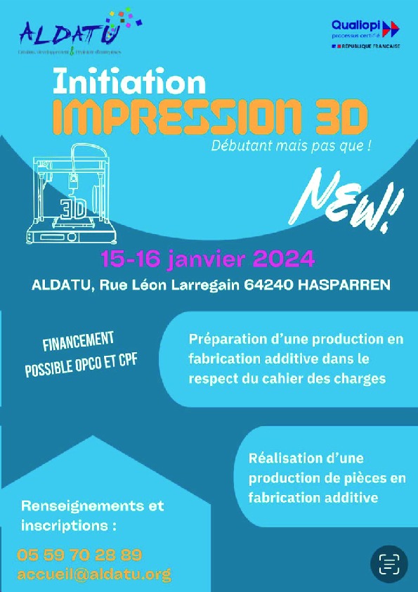 Formation "Initiation Impression 3D"